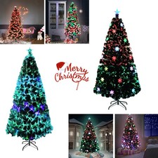 120-240cm Weihnachtsbaum Künstlicher Tannenbaum Bunt LED Christbaum Kunstbaum
