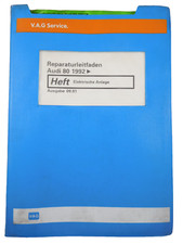Reparaturleitfaden Audi 80 B4 Elektrische Anlage Anlasser Leitungen Airbag