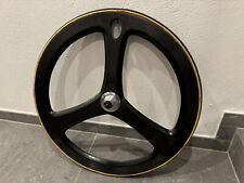 vintage PATRONOV trispoke aero front wheel 600c 24" time trial lopro track pista