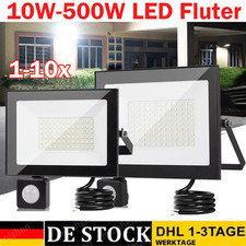 LED Fluter 10W 20W 30W 50W 100W 200W 300W 500Watt Außen Strahler Scheinwerfer DE