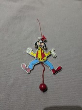 Seltener Goofy Hampelmann aus HOLZ von Bullyland | 16cm | Disney Vintage