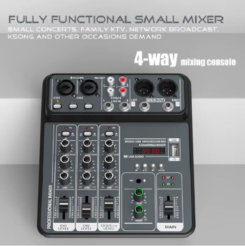 Kanal audio mixer mit 48v - kanal,