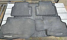 Original Gummi Kofferraumwanne + Allwetter Fußmatten Für den Mazda 3