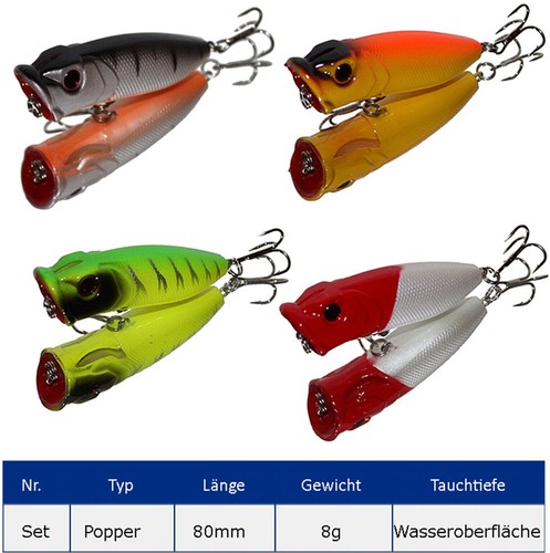 Popper wobbler raubfisch - popper,