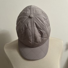 H&M Damen Cap Grau wattiert, Stepp, M/L, Neu