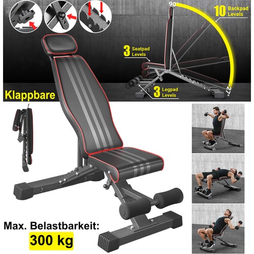 Klappbar hantelbank - klappbar,