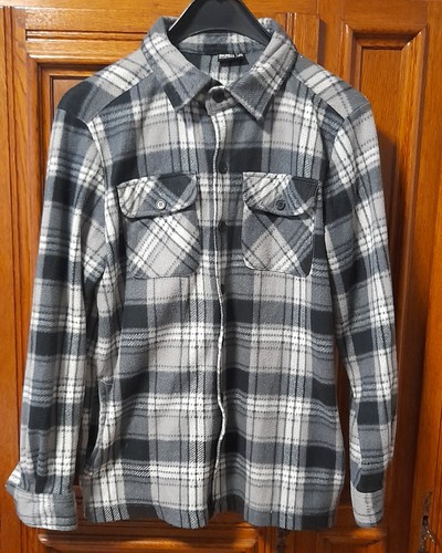 Fleece hemd m - fleece, hemd,gr.m