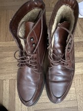 Herrenwinterschuhe„ Lendvay & Schwarcz‘ „ ,Lammfell gefüttert, Gr. 43, Braun