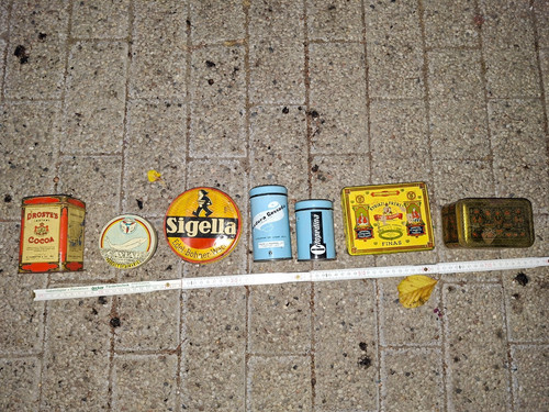 Alte blechdosen konvolut - blechdosen,