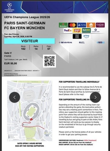 Sammler ticket paris - ticket, st