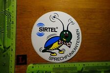 Alter Aufkleber LKW Truck Bus CB-Funk Sprechanlagen SIRTEL Sprechfunkantennen