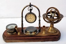 Messing Tischuhr mit