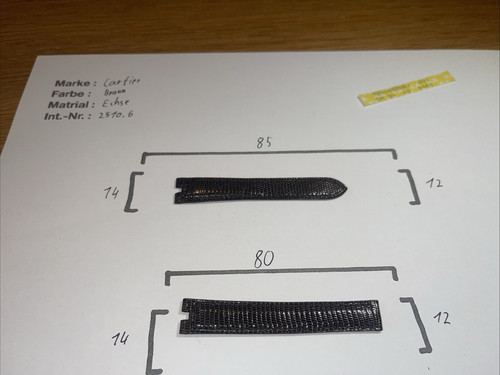 Cartier lederband echse - echse,