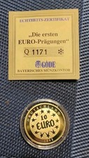 Die ersten EURO-Prägungen -
