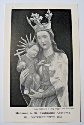 Heiligenbild madonna st - madonna,