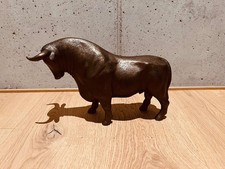 Art in the City Skulptur BULLE Bronze für Büro, Schreibtisch, Börse 2,7 kg 33 cm