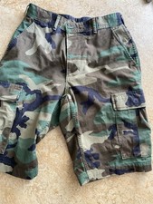 US Army Militär Hose Shorts Camo Woodland S Small Short