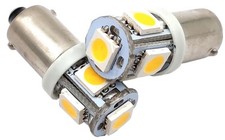 💡💡2x BA9S T4 LED 5x 5050