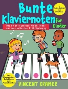 Bunte klaviernoten für - bunte,