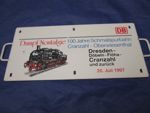 Eisenbahn zuglaufschild 100 - ,