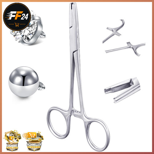 Piercing zange set 3mm 5mm - piercing,