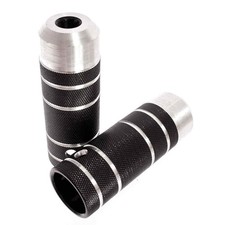  BMX Pegs 14mm Gewinde KHE COP7005 Aluminium schwarz gerändelt Paar nur 246g