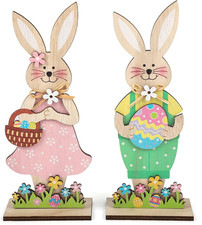 COCHIE Osterdeko Holz Hase