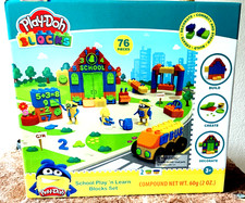 Play Doh Blocks Set 76 Teile Knete Schule