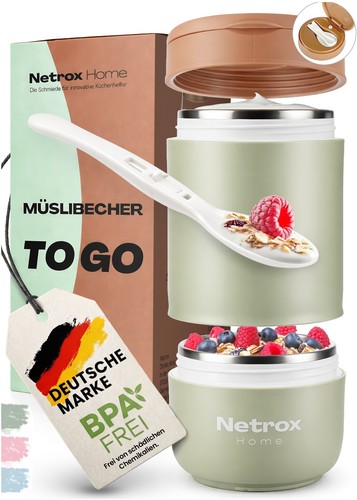 Müslibecher edelstahl - müslibecher,