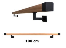 Holz Eiche Wandhandlauf eckig