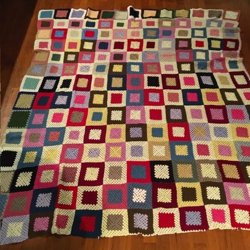 Omas handarbeit decke plaid - omas,