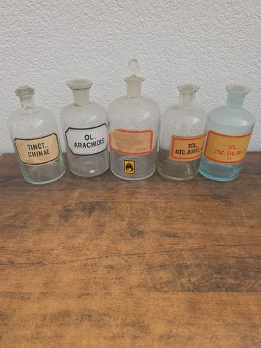 Apothekerflaschen 5er set - apothekerflaschen,