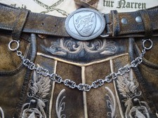 Charivari Kette 835er Silber 32,5 cm lang 36 Gr. schöne Ornamentkette