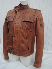 BELSTAFF GANGSTER Lady by Malenotti Burnt brown Leder Jacke