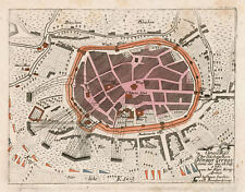 Zittau Original Kupferstich