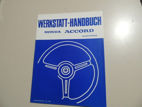 Werkstatthandbuch ergänzung - werkstatthandbuch,