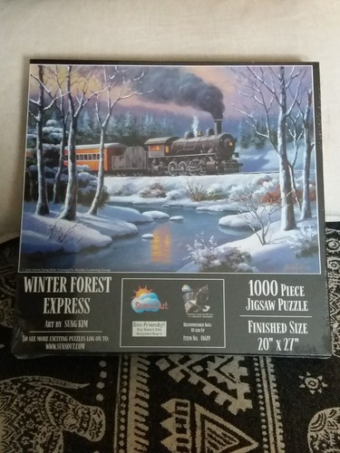 Sunsout puzzle winter forest - sunsout,