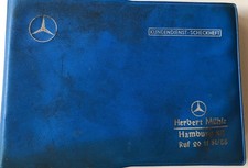 Kundendienst Scheckheft Mercedes Benz, 70er Jahre, Hamburg