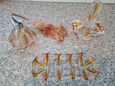 Frisiertisch Garnitur Kamm Schale Schmuck Dose Parfüm Zerstäuber  3-teilig