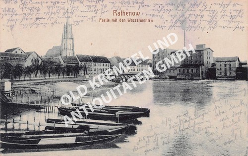 Postkarte rathenow partie - postkarte,