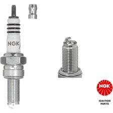 NGK Iridium Zündkerze CR8EIX [4218] - Optimales Startverhalten für Motorräder Ad