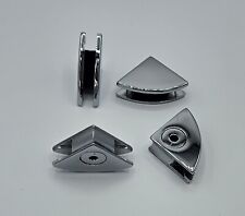 Chromecke für USM Haller Glastablarhalter Halter Chrom Tablar Glas Boden Ecke