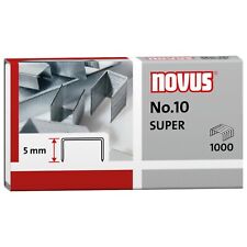 1000 Novus Heftklammern Tackerklammern No.10 verzinkt 1.000 x Typ Nr. 10