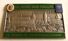Plakette int. ADAC Süd-Rallye