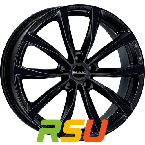 Mak wolf gloss black 8x19 - gloss, 8x19"