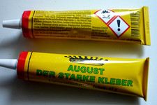 2x August der Starke  Universalkleber  Kebstoff Glas Holz Metall Leder Keramik