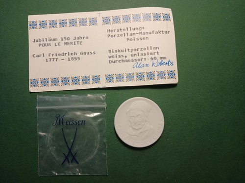 Medaille porzellan meissen - medaille,