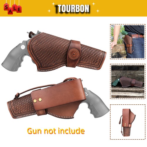 Tourbon leder pistolenholster - leder,