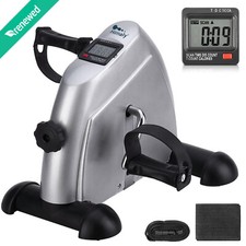 LCD Pedaltrainer Fitnessbike Mini Heimtrainer Arm und Beintrainer Büro[95% Neue]