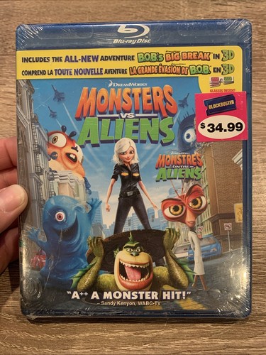 Monsters aliens blu ray - vs., blu-ray